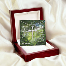 Girlfriend Cross Necklace - Fire in Soul & Grace in Heart