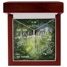 Girlfriend Cross Necklace - Fire in Soul & Grace in Heart