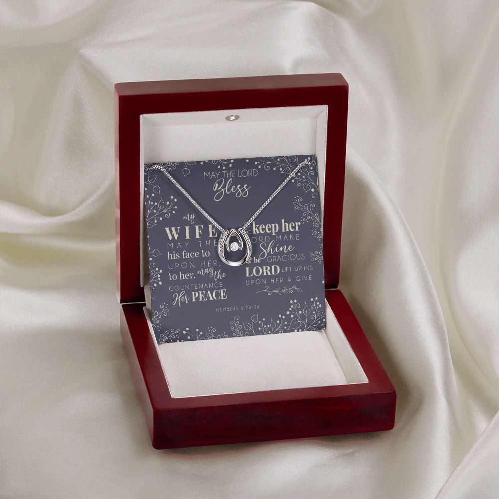 Pendant Necklace - For My Blessed Wife