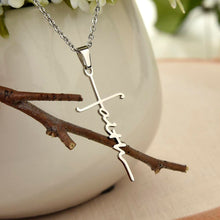 Faith Cross Necklace - Faith, Hope, Love For Wife