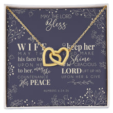 Interlocking Hearts Necklace - For My Blessed Wife