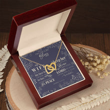 Interlocking Hearts Necklace - For My Blessed Wife