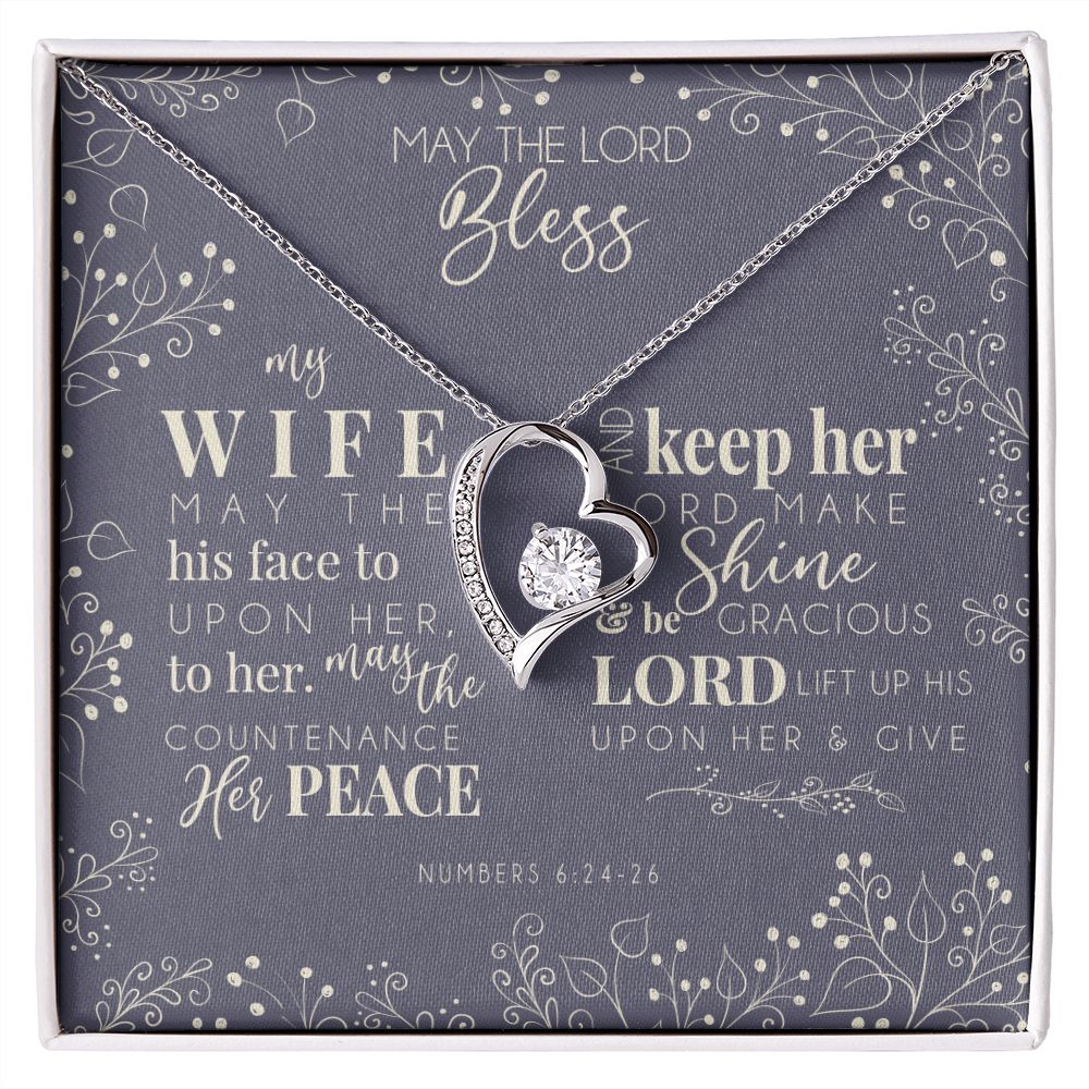 Forever Love Necklace - For My Blesses Wife