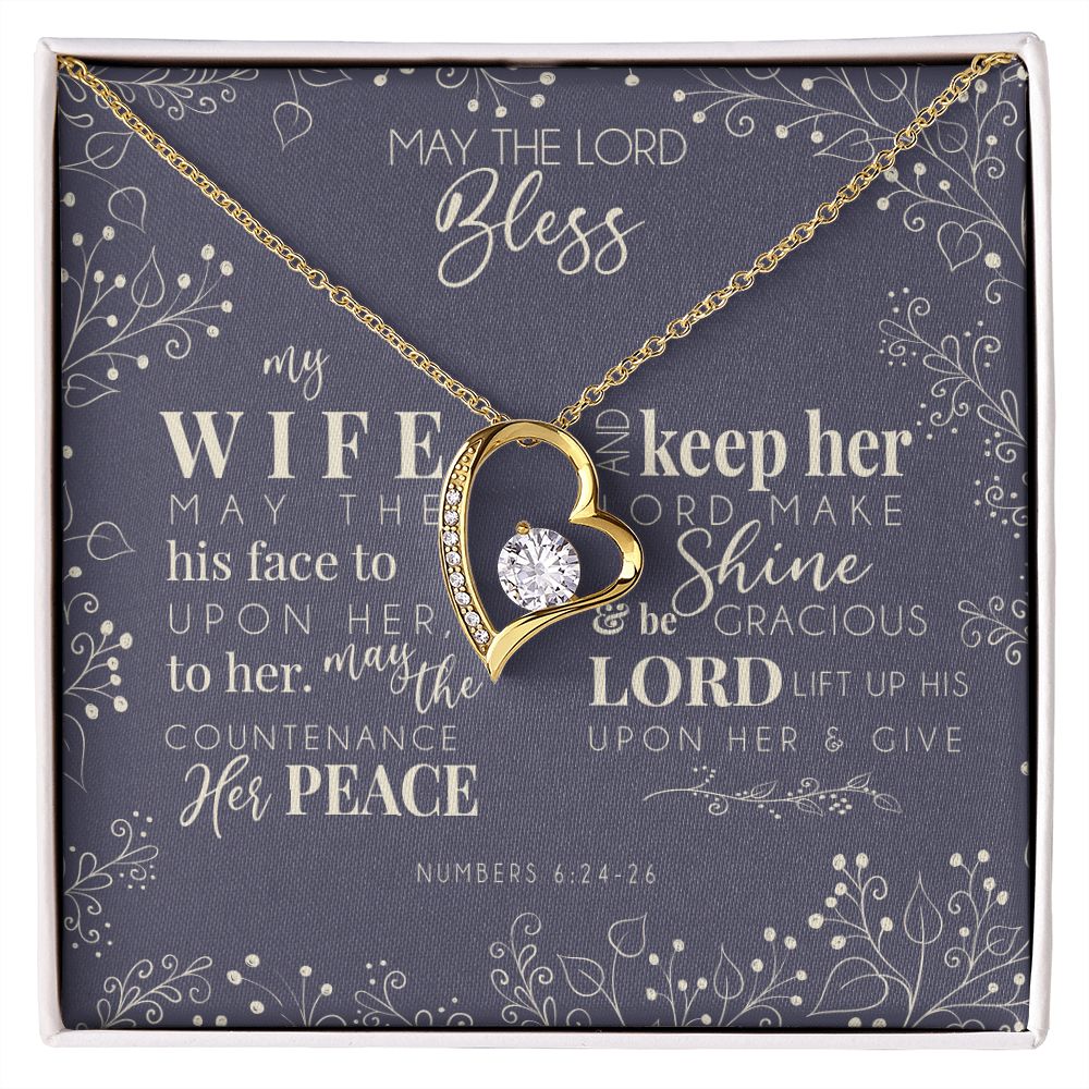 Forever Love Necklace - For My Blesses Wife