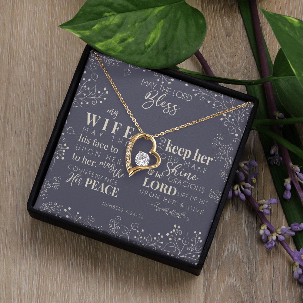 Forever Love Necklace - For My Blesses Wife