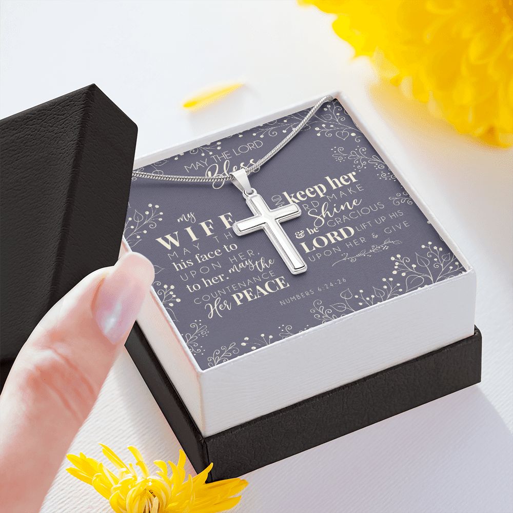 Cross Necklace - For My Blessed Wife