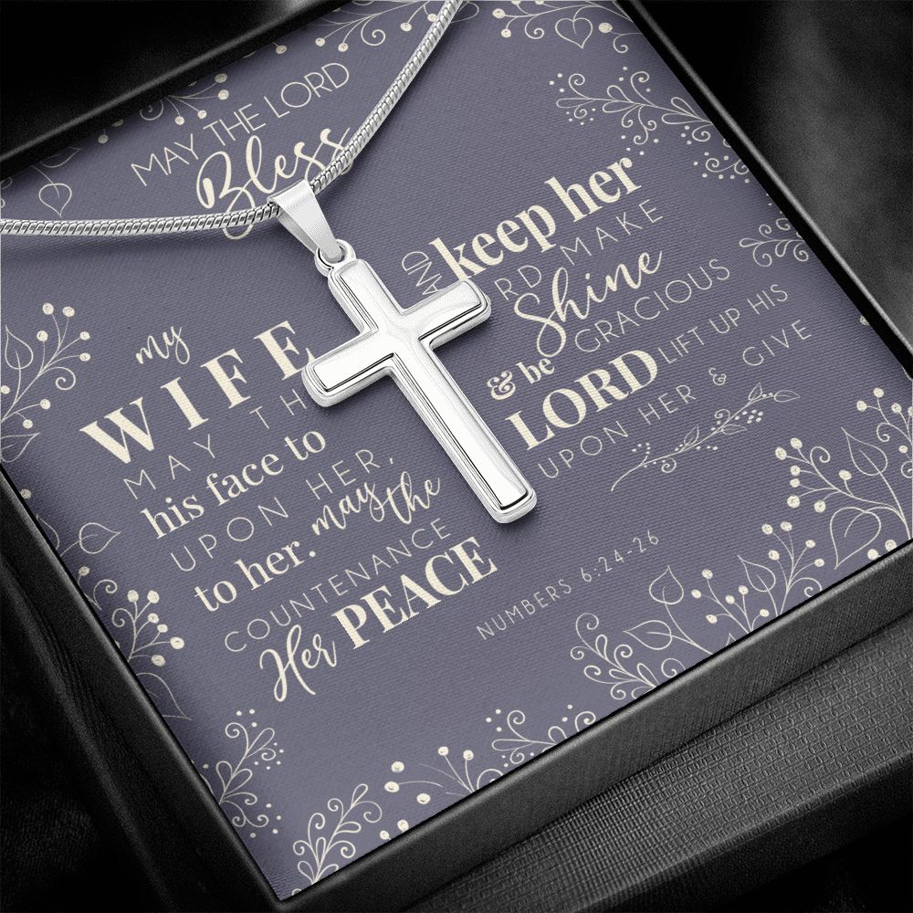 Cross Necklace - For My Blessed Wife