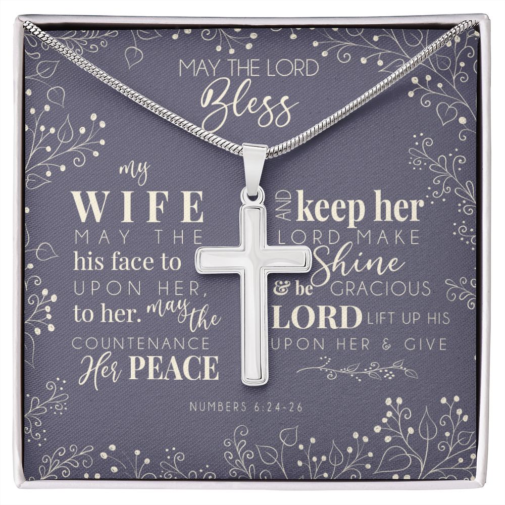 Cross Necklace - For My Blessed Wife
