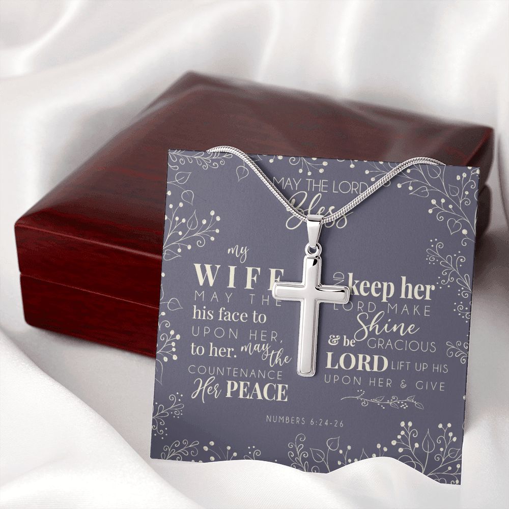 Cross Necklace - For My Blessed Wife
