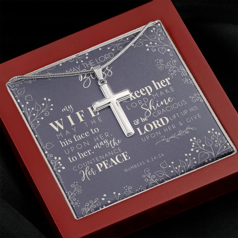 Cross Necklace - For My Blessed Wife