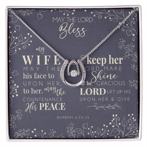 Pendant Necklace - For My Blessed Wife