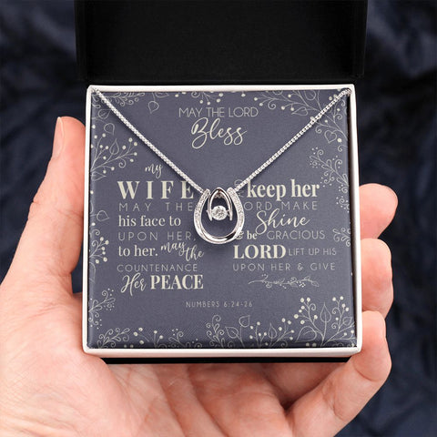 Pendant Necklace - For My Blessed Wife